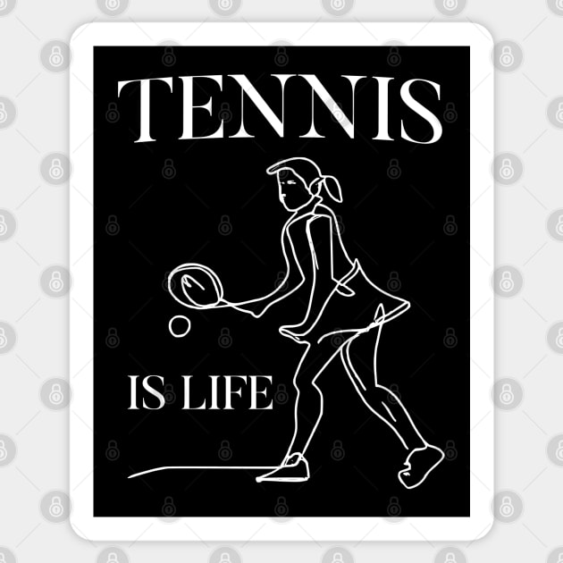 Tennis Playing Girl Sticker by JoeStylistics